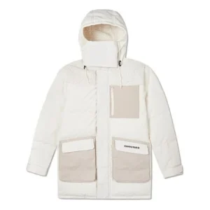Converse Premium Mid Down Jacket Asia Sizing 'White' 10021971-A03