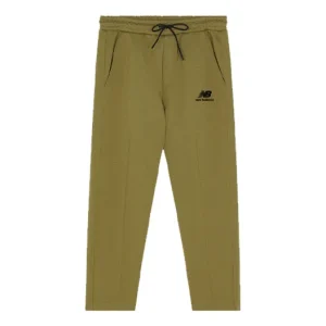 New Balance Logo Cotton Pants Asia Sizing 'Military Green' AMP13390-OV