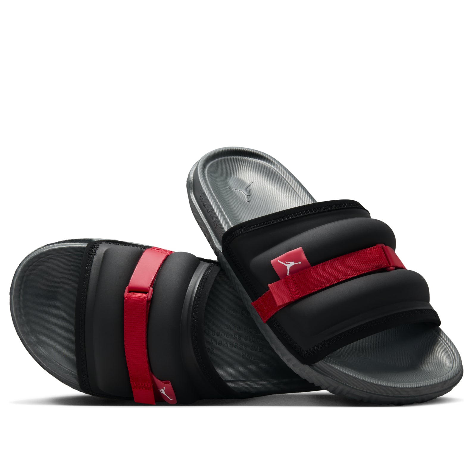 Air Jordan Super Play Slide 'Black Fire Red' DM1683-060