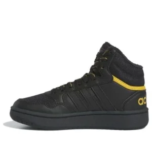 (PS) adidas Hoops 3.0 Mid J 'Black Preloved Yellow' IF7736