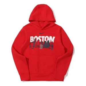 (GS) Nike x MLB Hoodie 'Boston Red' 3Z3B7SBF8-BOS