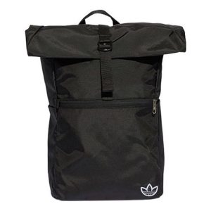 adidas Premium Essentials Roll-Top Backpack 'Black' IJ0766