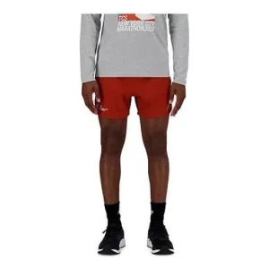 New Balance NYC Marathon Impact Run 5 Inch Shorts Asia Sizing 'Red' MS33268M-RKD