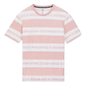 Converse Wordmark Logo T-Shirt Asia Sizing 'Pink' 10008561-A02