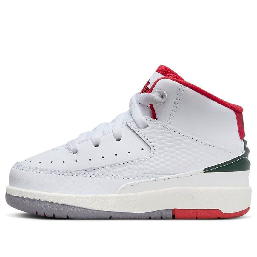 (TD) Air Jordan 2 Retro 'White Sail Fire Red' DQ8563-101