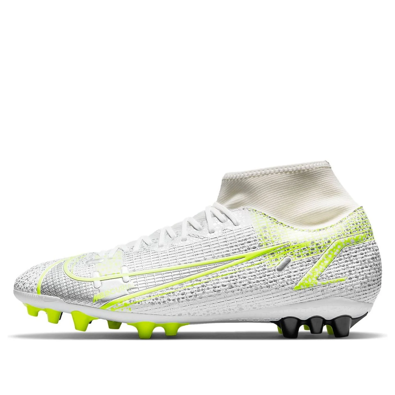 Nike 14 Mercurial Superfly 8 AG Artificial Grass 'White Green' CV0842-107