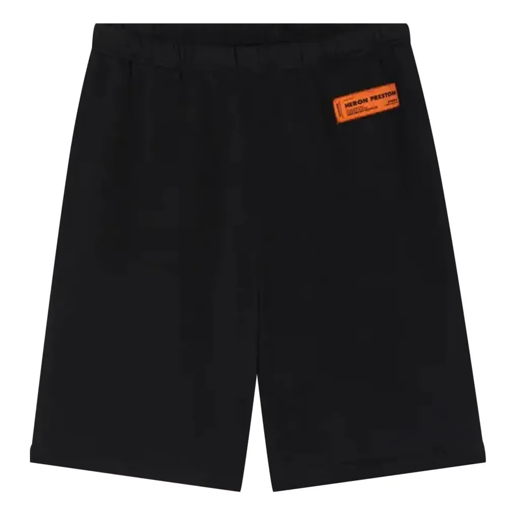 HERON PRESTON Logo Shorts 'Black' HMCI007C99JER0011000