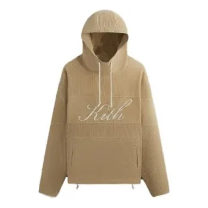 KITH Washed Corduroy Caden Hoodie 'Canvas' KHM031528-210