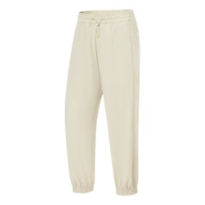 (WMNS) Li-Ning Training Quick-Drying Jogger Pants 'Beige' AYKT500-1