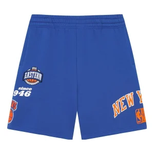 Mitchell & Ness x NBA Knicks Team Origins Fleece Short 'Blue' PSHR4851-NYKYYPPPNAVY