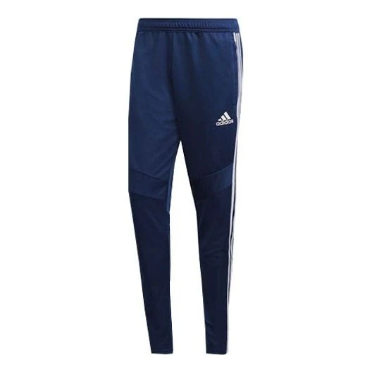adidas Casual Knit Soccer/Football Sports Training Long Pants Navy Blue DT5174