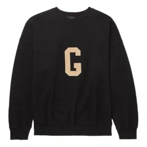 Fear of God C Logo Sweatshirt 'Black Tan' FOG-SS21-686