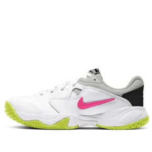 (GS) Nike Court Jr Lite 2 'White Green' CD0440-107