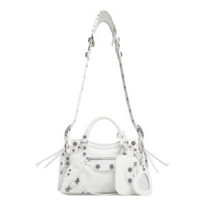 (WMNS) Balenciaga Neo Cagole Xs Handbag 'Optic White' 700940210B09104