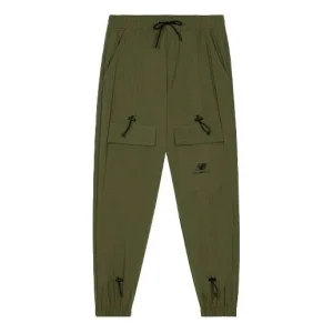 New Balance Casual Sweatpants Asia Sizing 'Olive Green' AMP13380-OLG