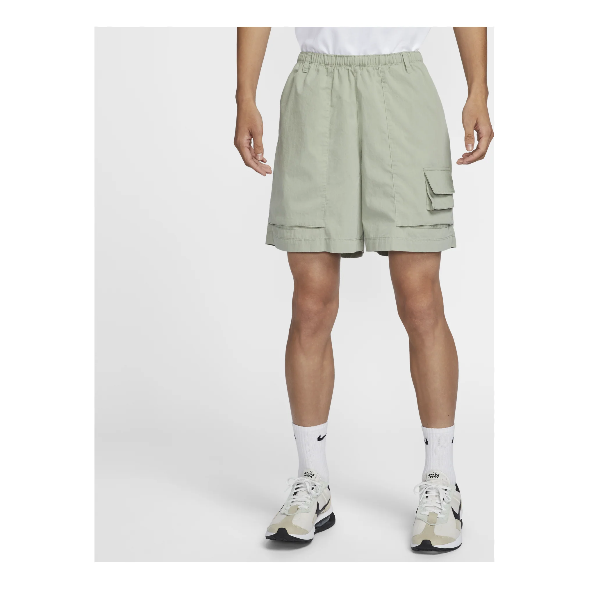 Nike Life Camp Shorts 'Light Green' FN3217-370