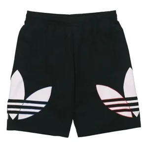 adidas originals MENS Tricolor Logo Printed Dri-fit Training Sports Shorts Black H09357