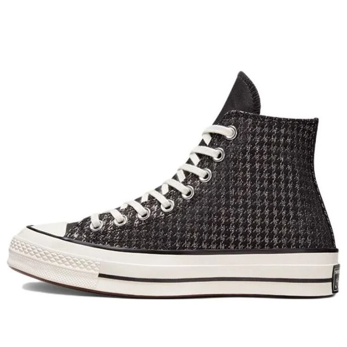 (WMNS) Converse Chuck 70 Hi 'Houndstooth Shine - Black' A04277C