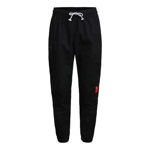 Men's Nike Lacing Cargo Bundle Feet Sports Pants/Trousers/Joggers Autumn Black CK6758-010