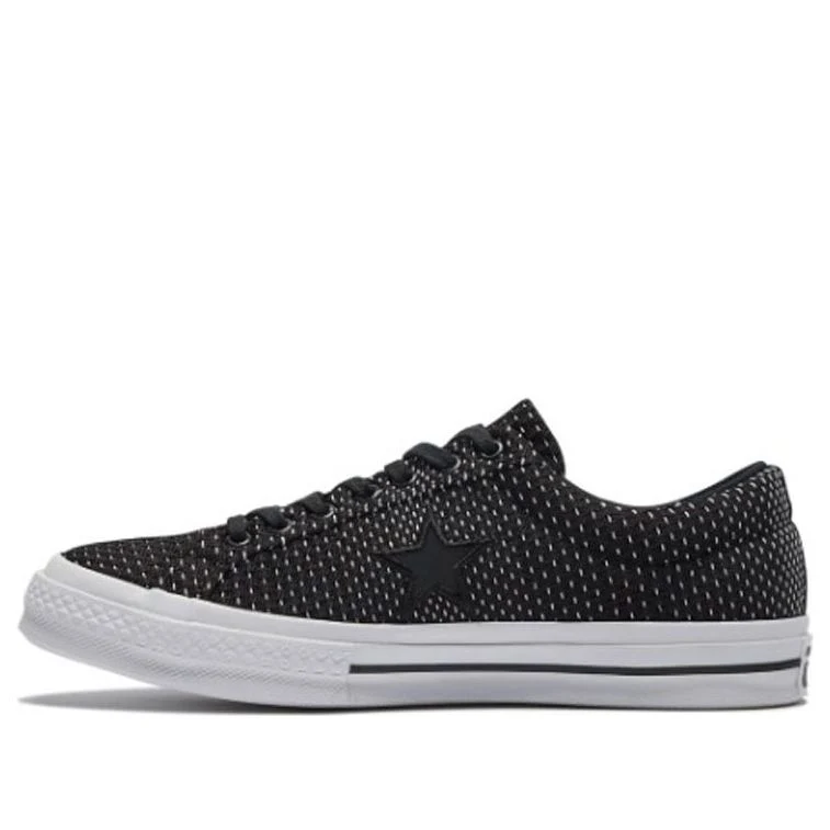 Converse One Star Black polka dots 164606C