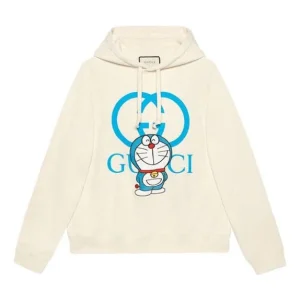 Gucci x Doraemon SS21 Hoodie 'Ivory Blue' 646953-XJDE1-9150