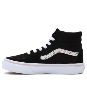 (PS) Vans SK8-Hi Floral Shoes 'Black White' VN000D5FBOQ