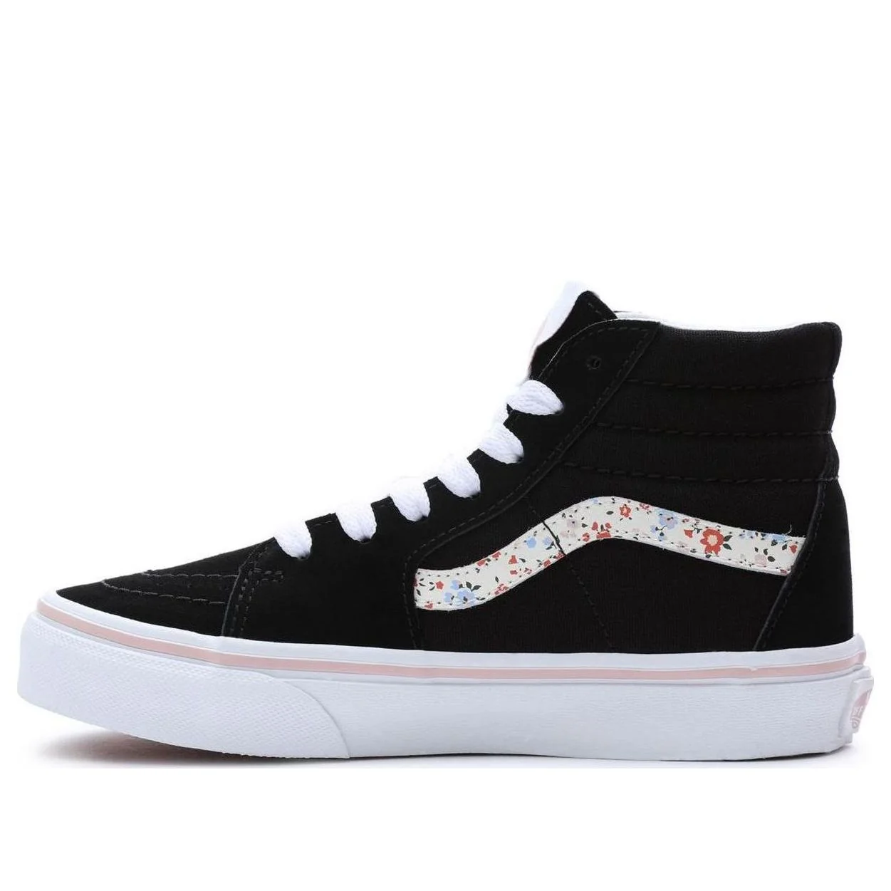 (PS) Vans SK8-Hi Floral Shoes 'Black White' VN000D5FBOQ