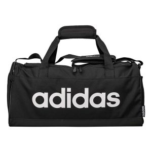 adidas Linear Logo Duffle Bag 'Black' FL3693