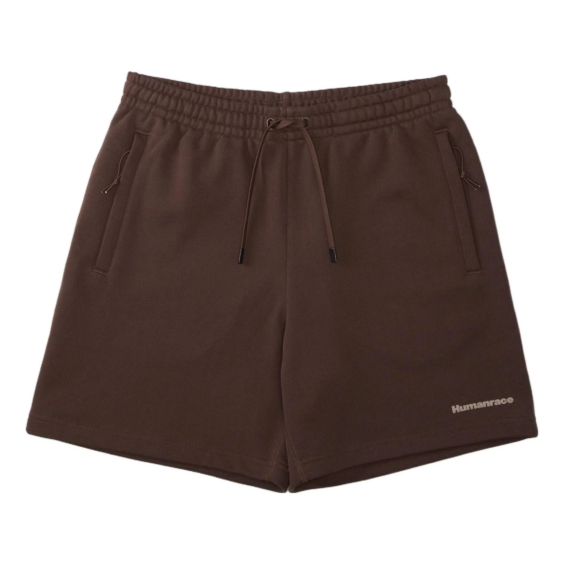 adidas x Pharrell Humanrace Small Logo Shorts 'Brown' HJ7066