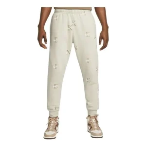 Nike Sportswear Club Printed Basketball Jogger Pants 'Light Bone' DV9611-072