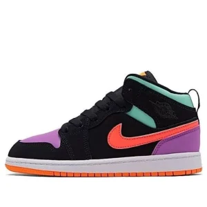 (PS) Air Jordan 1 Mid 'Black Multi' 640734-083