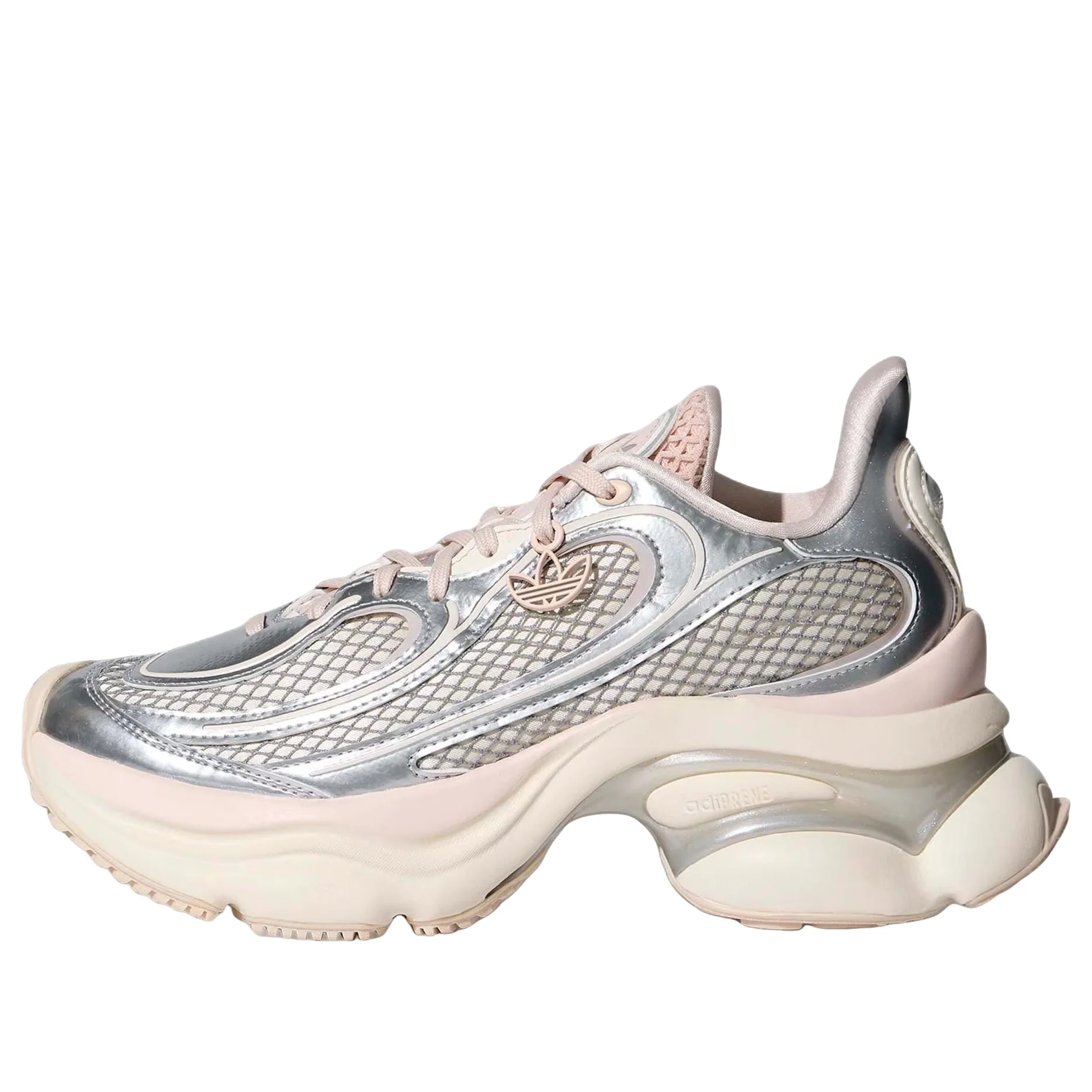 (WMNS) adidas Ozvenuz 'Silver Metallic Wonder Quartz Chalk White' KK4674