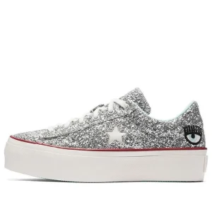 (WMNS) Converse Chiara Ferragni x One Star Platform Ox 'Glitter' 562027C