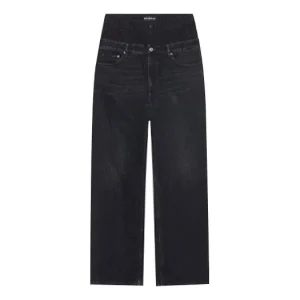Balenciaga Double Waistband Pants 'Black' 661609TBP471055