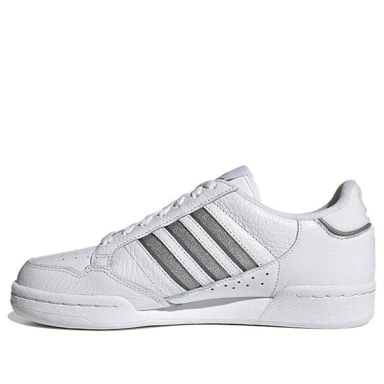 (WMNS) adidas Continental 80 Stripes 'White Silver Metallic' S42626