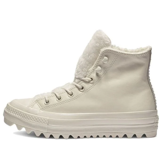 (WMNS) Converse Chuck Taylor All Star Street Warmer Ripple 'Pure White' 562423C