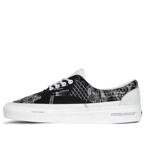 C2H4 x Vans Era Skateboarding Shoes Unisex Black Graffiti VN0A5EFN626