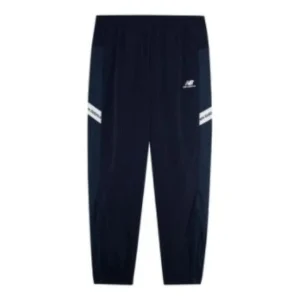 New Balance Logo Fleece Striped Joggers Asia Sizing 'Navy White' 5TC2U553-NV