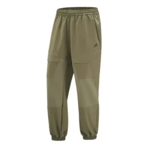 New Balance Polar Fleece Pants Asia Sizing 'Olive Green' 5TD38681-DB