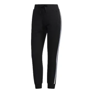 (WMNS) adidas W Mh Pt Dk 3S Track Pants For Black/White FM9308