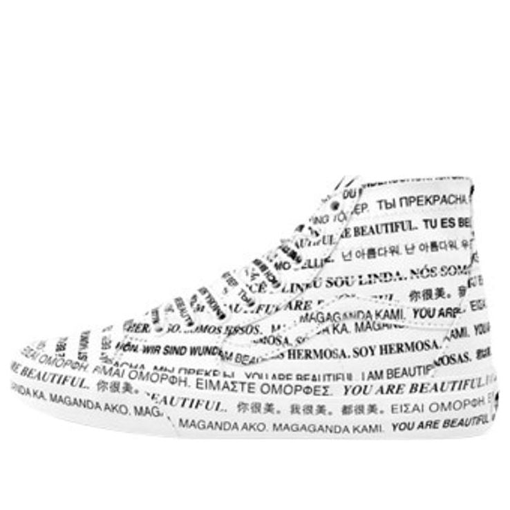 Vans SK8-HI TAPERED (WE ARE BEAUTIFUL) 'White Black' VN0A4U162Q2