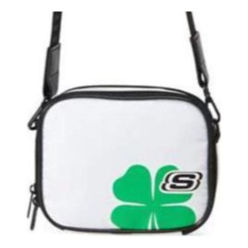 Skechers Clover Pattern Logo Single Shoulder Bag 'White Green' L223U013-0074