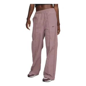 (WMNS) Nike Sportswear Everything Wovens Mid-Rise Open-Hem Pants 'Smokey Mauve' FQ3588-208