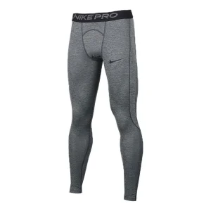 Nike Pro Dri-Fit Alphabet Logo gym pants Smoke Grey Gray BV5642-011