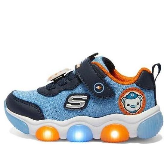 (TD) Skechers Running Sneakers 'Light Blue Navy Orange' 407109N-NVMT