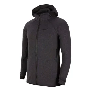 Nike Showtime Fullzip Hoodie 'Black Heather' AT3224-032