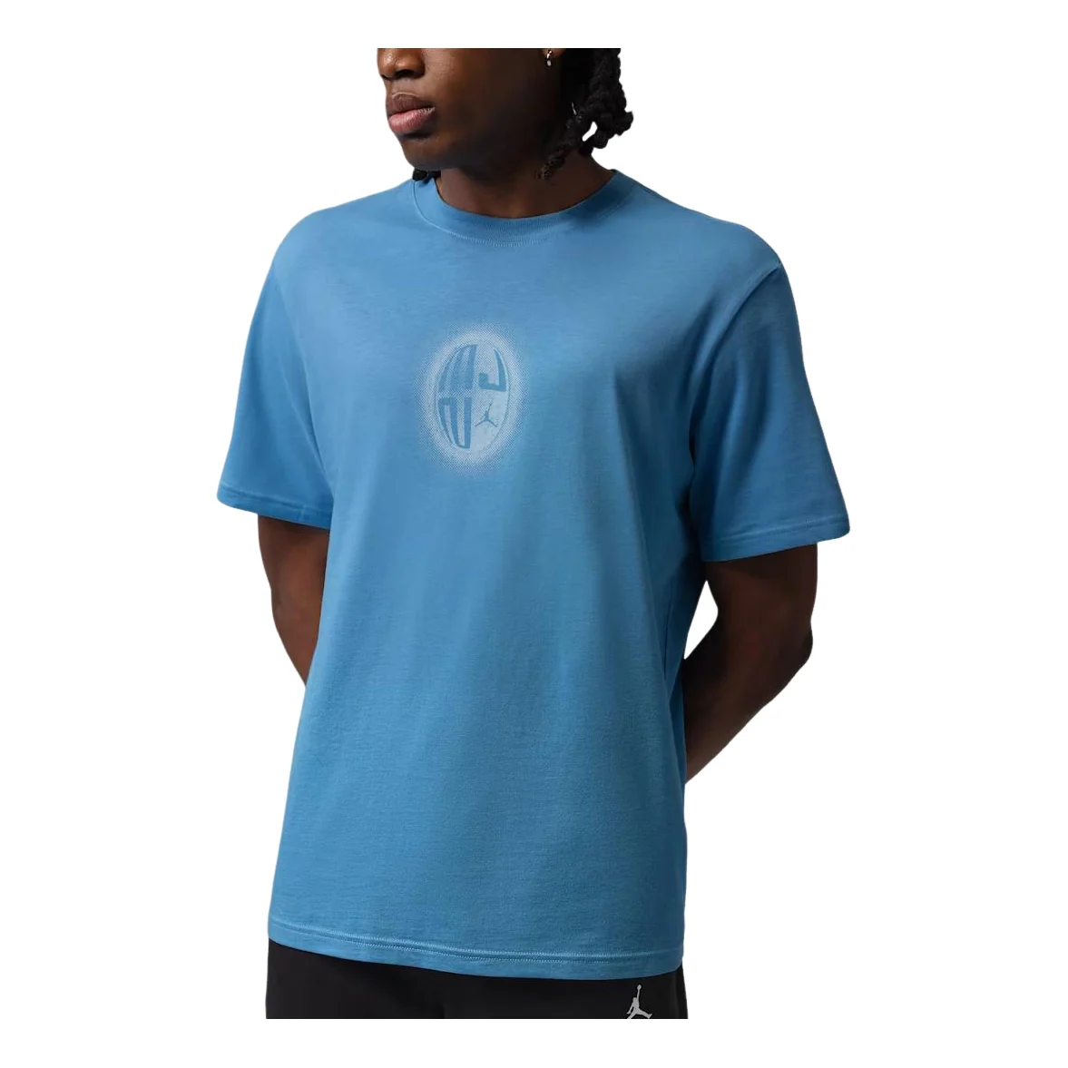 Jordan Sport Dri-FIT Graphic T-Shirt 'Blue Beyond White' IM7813-484