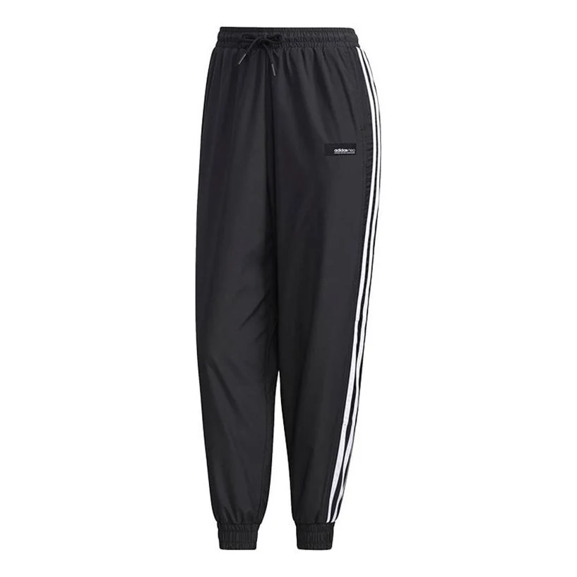 (WMNS) adidas Woven Track Pants Asia Sizing 'Black' GJ5360