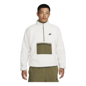 Nike Club Winter half-zip fleece jacket 'White olive' DQ4881-133