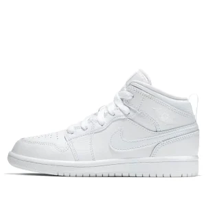 (PS) Air Jordan 1 Mid 'White' 640734-129
